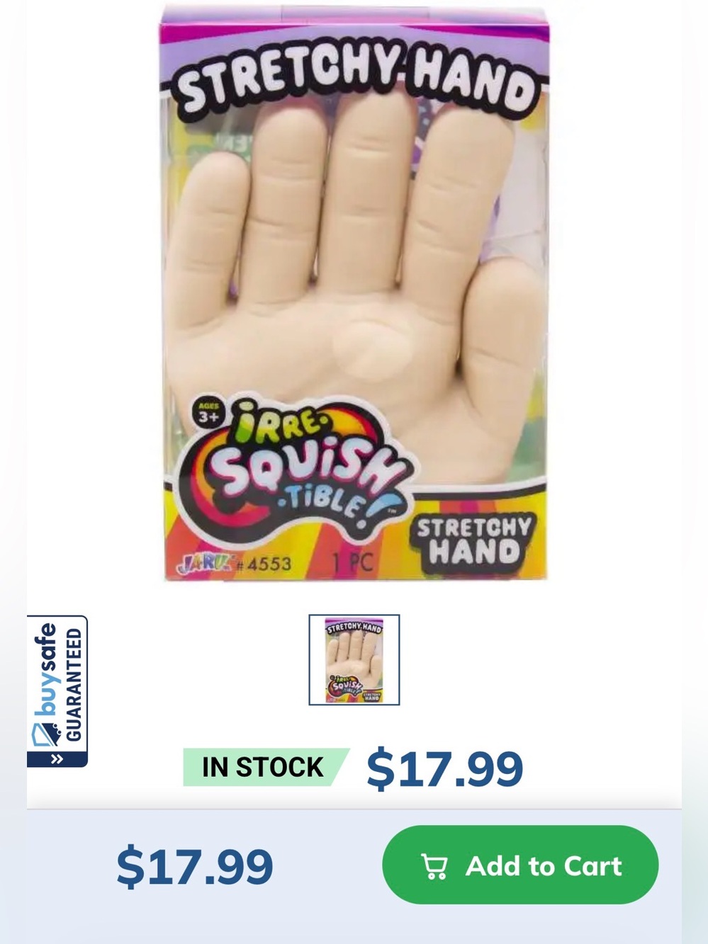 NEW Trending Stretchy Hand Toy irre squishtible - Picture 5 of 5